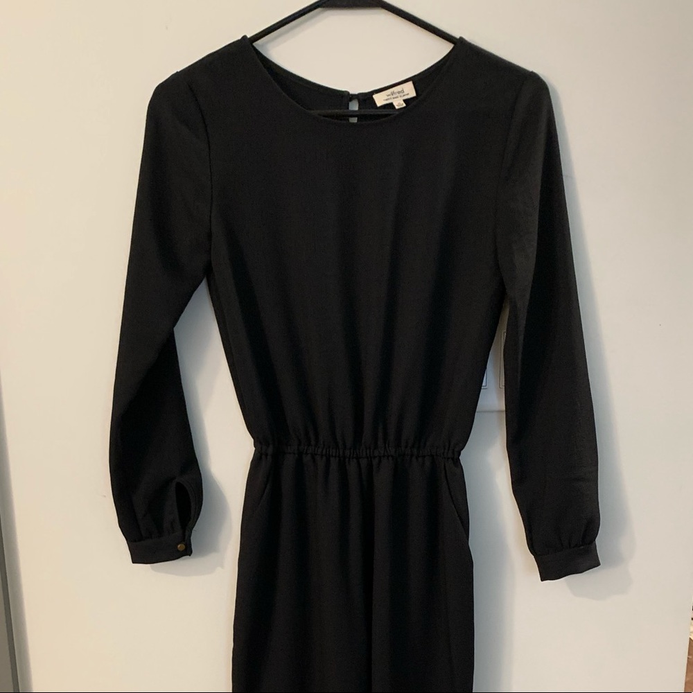 Wilfred black ankle jumpsuit